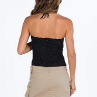 Menorca Cargo Mini Skirt Camel