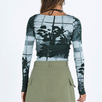 Torres Cargo Mini Skirt Khaki