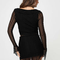 Neroli Frill Set Black