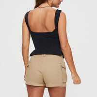 Superia Cargo Skort Taupe