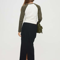 My Girl Maxi Skirt Black