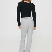 Templa Knit Pants Grey Marle