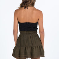 Wandan Mini Skirt Brown