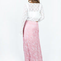 Perfect Places Maxi Skirt Pink