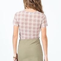 Karley Low Waist Mini Skirt Green