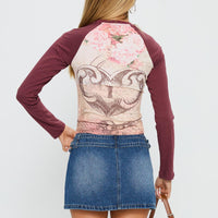 Baccarat Belted Denim Mini Skirt Mid Blue Wash