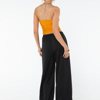 Ogilvie Linen Blend Pants Black