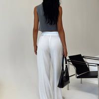 Kacey Pants White