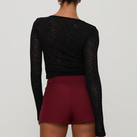 Volley Mini Skort Cherry Red Tall