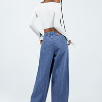 Bakali Wide Leg Jeans Dark Wash