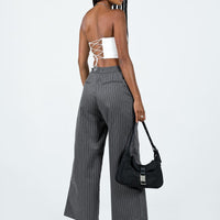 Montez Pants Grey Pinstripe