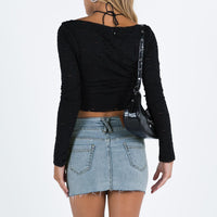Fanci Denim Mini Skirt