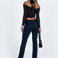 Aleigha Low Rise Pants Navy