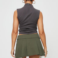 Utility Mini Skirt Green