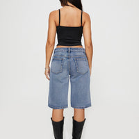 Kurt Denim Culottes Acid Wash