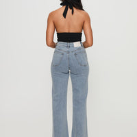 Thearlie High Rise Flared Jeans Light Wash
