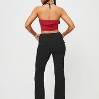 Archette Pant Black Pinstripe