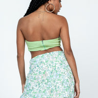 Clemintine Floral Nahla Mini Skirt Multi