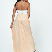 Adelaide Maxi Skirt Beige