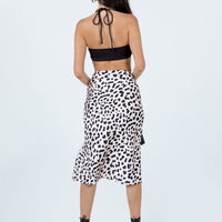 Nia Midi Skirt Beige