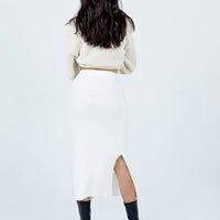 Zanna Midi Skirt White