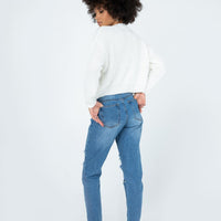 Damion Ripped Mom Denim Jeans
