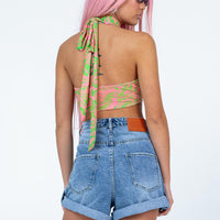 Tomoni Denim Shorts