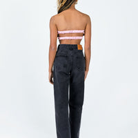 Henley Denim Jeans Black