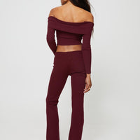 Westaway Pants Burgundy