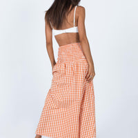 Jamilla Maxi Skirt Orange