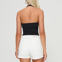 Tropicana Shorts Denim Ecru