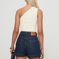 Heuston Denim Skort Dark Wash