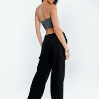 Motel Low Rise Abba Cargo Black