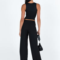 Archie Low Rise Pants Black Tall
