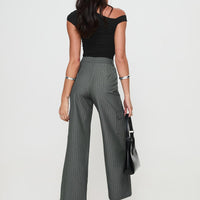 Katow Cargo Pants Grey Stripe