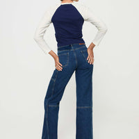 Chad Cargo Jeans Dark Wash Denim