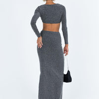 Reina Set Black Glitter