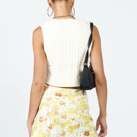 Sloane Mini Skirt Yellow