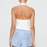 Back To It Boxer Shorts Blue Gingham