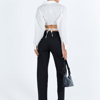 Titius Pants Solid Black
