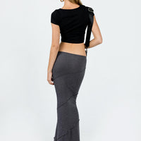 Oscar Maxi Skirt Grey