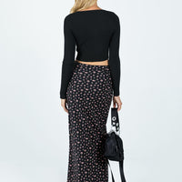 Sariah Maxi Skirt Black