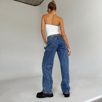 Downtown Slouched Jeans Denim