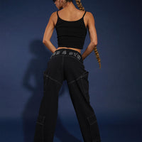 JGR & STN Christina Cargo Pant Black