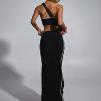 JGR & STN Bianca Maxi Skirt Black
