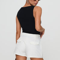 Deuce Split Skort White