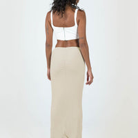 Elidy Maxi Skirt Beige