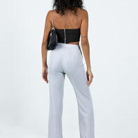 Croft Pants Silver Glitter