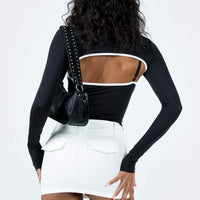 Coco Mini Skirt White