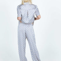 Golda Pant Blues Geo